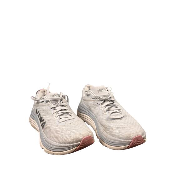 Hoka One One Gaviota 5 Women's Running SIZE 8B PINK & GRAY Shoes Stability Used! - Picture 14 of 16